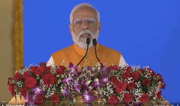 मोदी ने 112 करोड़ रूपये की 112 राजमार्ग परियोजनाओं का उद्घाटन और शिलान्यास किया