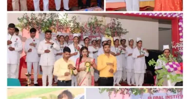 “ग्लोबल इंस्टिट्यूट ऑफ़ नर्सिंग एंड पैरामेडिकल साइंसेज़” में अंतर्राष्ट्रीय नर्सिंग दिवस समारोह आयोजित