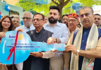 रोटरी क्लब की मोबाइल स्क्रीनिंग वैन बनेगी कैंसर के खिलाफ ढाल : मंगल पांडे