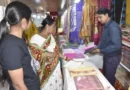 इस्कॉन मंदिर हॉल में कॉटन एंड सिल्क फैब प्रदर्शनी सह बिक्री का शुभारंभ