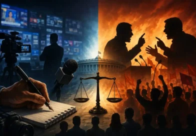 पत्रकारिता की गिरती गरिमा और राजनीति की बिगड़ती भाषा