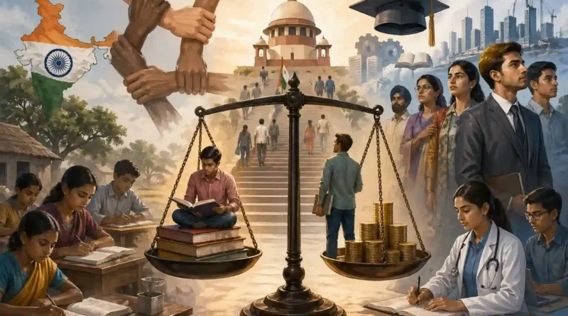 आरक्षण की बहस—समान अवसर, सामाजिक न्याय और बदलते समय की चुनौती