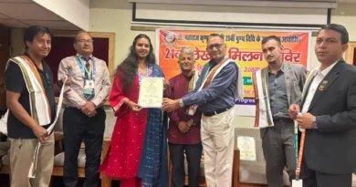 युवा साहित्यकार आस्था दीपाली भारत-नेपाल हिन्दी सेवा सम्मान से सम्मानित