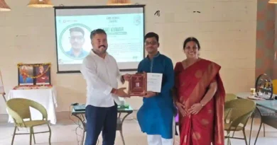 पर्यावरण प्रेमी आनंद कुमार को दिल्ली में मिला “बेस्ट सेवा अवॉर्ड