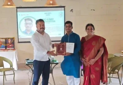 पर्यावरण प्रेमी आनंद कुमार को दिल्ली में मिला “बेस्ट सेवा अवॉर्ड