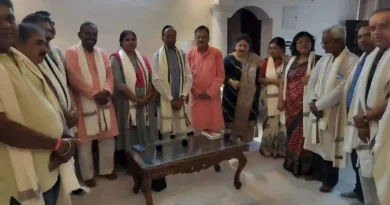 भारतीय जनता पार्टी के जनसंवाद कार्यक्रम के दौरान साहित्यिक गोष्ठी का आयोजन