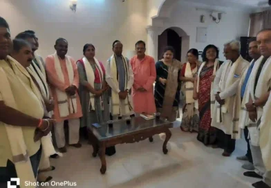 भारतीय जनता पार्टी के जनसंवाद कार्यक्रम के दौरान साहित्यिक गोष्ठी का आयोजन