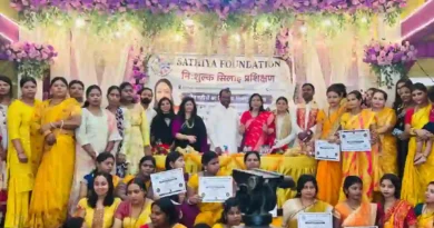 साथिया फाउंडेशन : तीन माह का सिलाई प्रशिक्षण पूरा, 40 महिलाओं को मिला प्रमाणपत्र