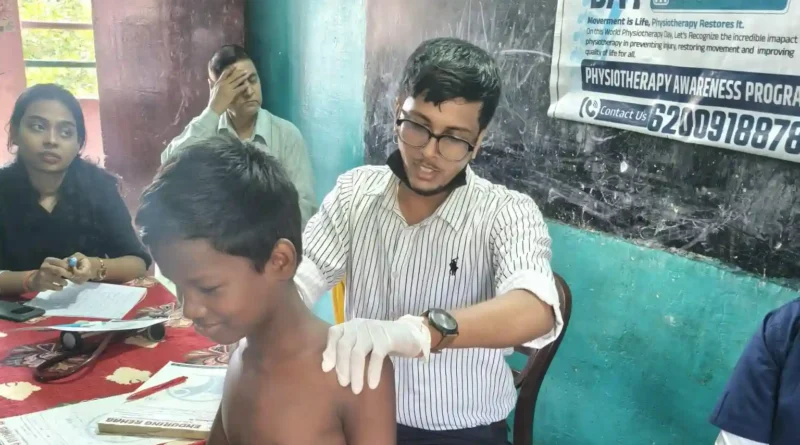 पाटलिपुत्र खेल परिसर और मुस्कुराहट स्नेह घर में आयोजित हुआ नि:शुल्क स्वास्थ्य शिविर