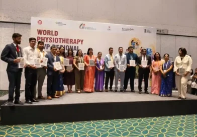 यशोभूमि, दिल्ली में ग्लोबल फिजियोथेरेपी कॉन्फ्रेंस में डॉ. सूर्यशंकर कुमार सम्मानित