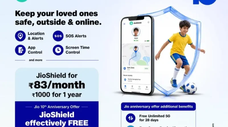 लोकेशन से SOS तक, JioShield रखेगा बच्चों और बुजुर्गों की सुरक्षा पर नजर
