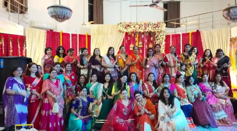 बिहार एडमिनिस्ट्रेटिव सर्विस वाइफ्स एसोसिएशन ने किया डांडिया नाईट का आयोजन